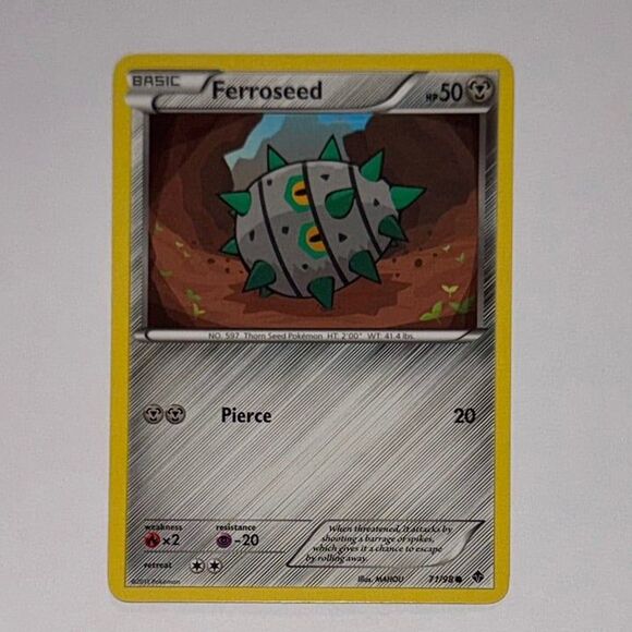 POKEMON CARD: Ferroseed #71/98 (Pokemon Emerging Powers) - Picture 1 of 2